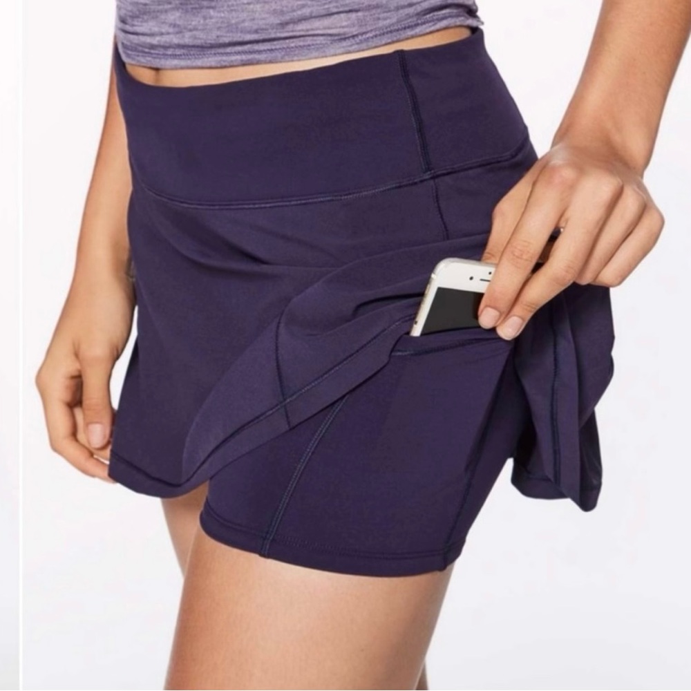 Lululemon Circuit breaker skirt dark purple - Picture 4 of 4